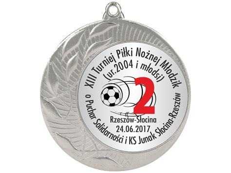 Medal Metalowy Mmc Z Wklejk Z Nadrukiem Lub Grawerem R Mm