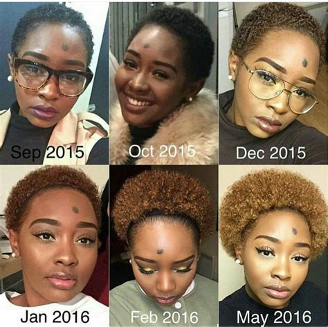 8 Months Of Natural Hair Growth Hair Growth Stages Natural Hair