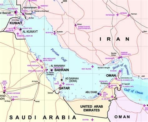 Strait Of Hormuz About The Persianarabian Gulf The Strauss Center