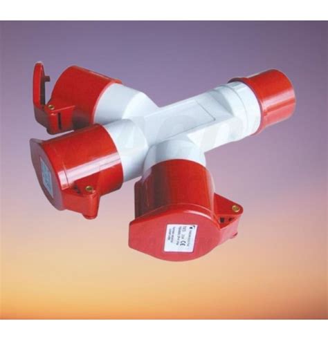 Max A White And Red A Pin Industrial Multiple Socket V At