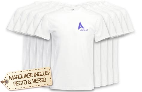 Lot De T Shirt Publicitaire Impression Personnalis E Flocage Pas Cher