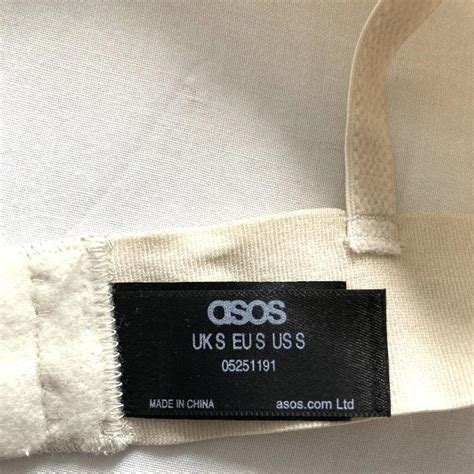 ASOS Nude Ribbed Soft Triangle Bra Lingerie Size S Depop