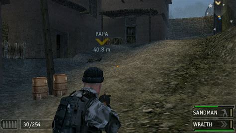 Screenshot Of Socom U S Navy Seals Fireteam Bravo Psp