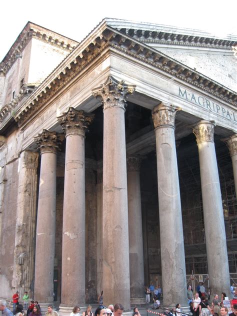 Portico At Pantheon Rome Portico With Corinthian Columns Flickr