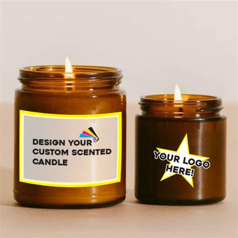 72oz Amber Candle Jar Shirtsy On Demand Tee Printing