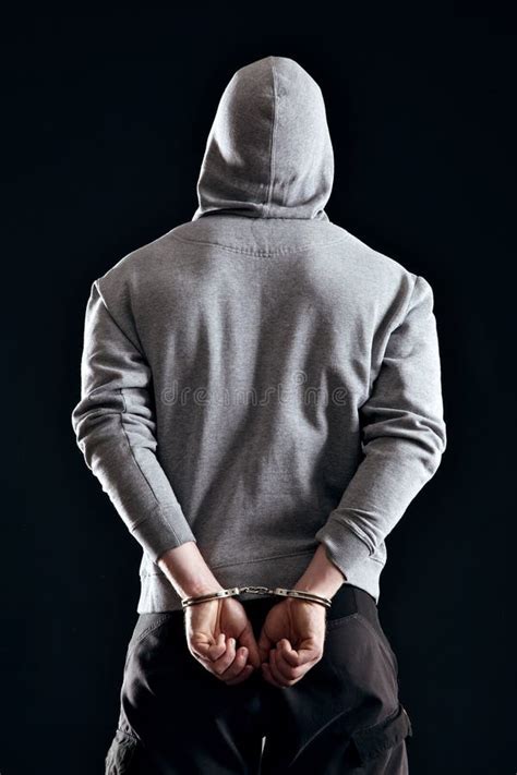 Arrested Criminal In Handcuffs Stock Image Image 28935791