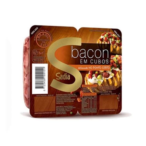 Bacon Em Cubo Sadia Kg Rost