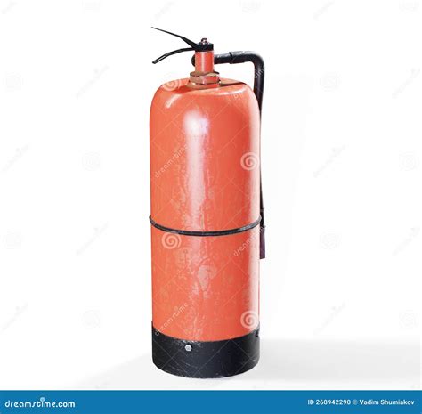 D Rendering Fire Extinguisher On White Background Stock Illustration