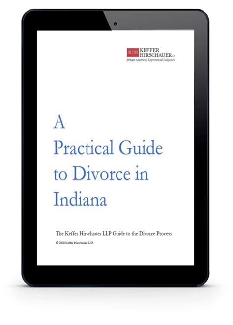 Indiana Divorce Ebook Keffer Hirschauer Llp