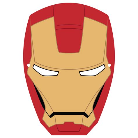 Ironman Mask Template | Free Printable Papercraft Templates