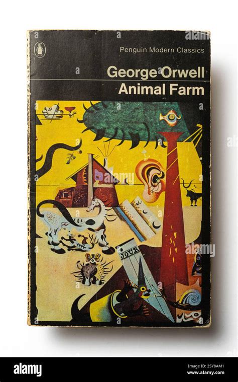Book By George Orwell - Cover of the 1970 edition of the paperback book Animal Farm by George ...