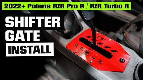 How To Install A Shifter Gate On The 2022 Polaris RZR Pro R RZR