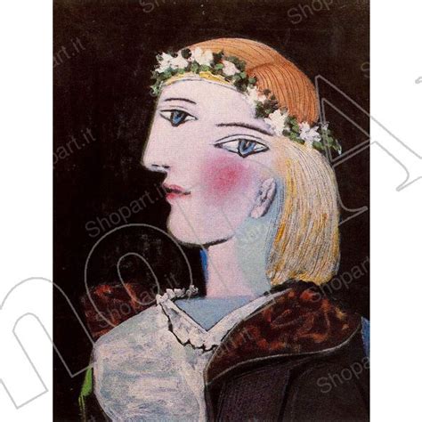 Portrait Of Marie Th R Se Walter With Garland Picasso Pablo