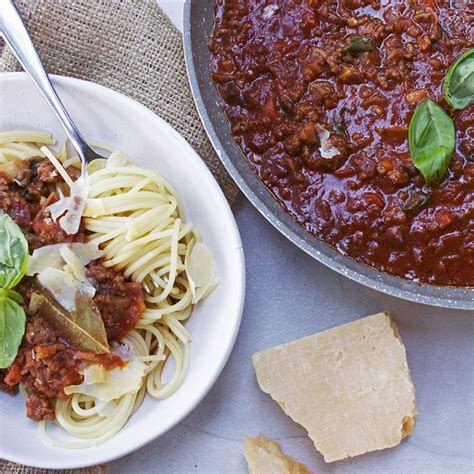 Spaghetti Bolognese With Hidden Vegetables And Red Lentils