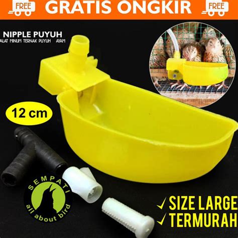 Jual ALAT MINUM NIPPLE PUYUH NIPEL NIPPLE NIPPEL NIPLE NEPEL TEMPAT