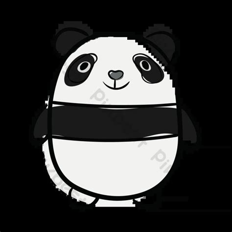 Panda Bear Cartoon Face