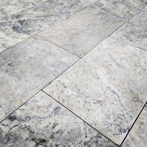 Silver Travertine Mattison Stone Tile