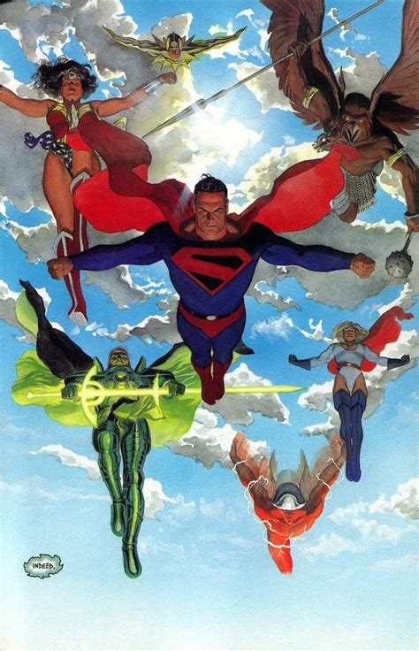 #Justice #League #Of #America #Fan #Art. (Kingdom Come) By: Alex Ross ...