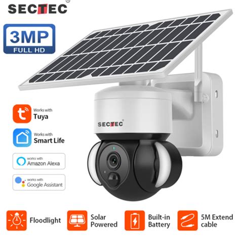 SECTEC Wifi 4G Solar Battery System Surveillance Camera SECTEC Wifi