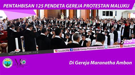 Gpm Mentahbiskan 125 Pendeta Gereja Protestan Maluku Youtube