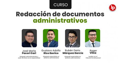 Curso de redacción de documentos administrativos Inicio 4 de abril de