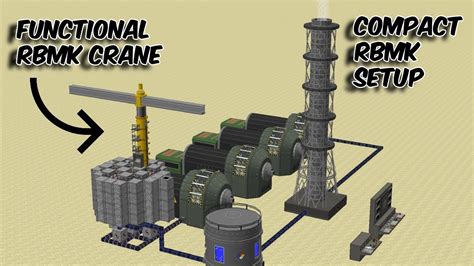 RBMK REACTOR Design With RBMK FUEL CRANE How To Make An RBMK Reactor