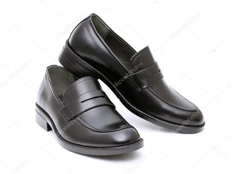 Black leather mens shoes — Stock Photo © akiyoko74 #64664053