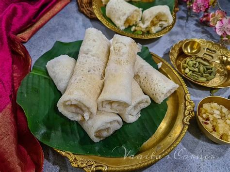 Stuffed Neer Dosa Neer Dosa Stuffed With Coconut And Jaggery Vanita