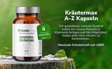 Kräuter Max Max Z Vitamine Komplex Hochdosiert Mineralstoffe und