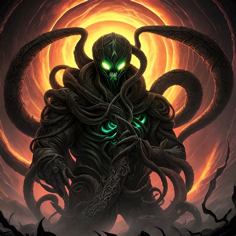 Thin Fog，ominous，cosmic Horror Cthulhu Stood There，just Stand There。his