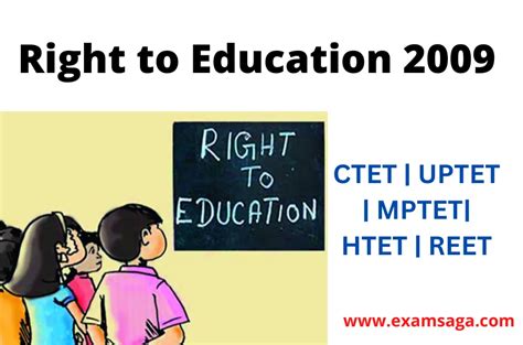 Right To Education Rte 2009 Notes For Ctet Examsaga