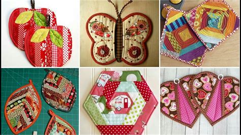 Amazing And Designer Different Types Of Quilted Potholder Design By Pop