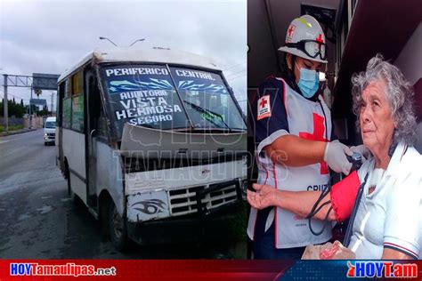 Hoy Tamaulipas Conductor Provoca Choque Contra Microbus En Reynosa Y Huye