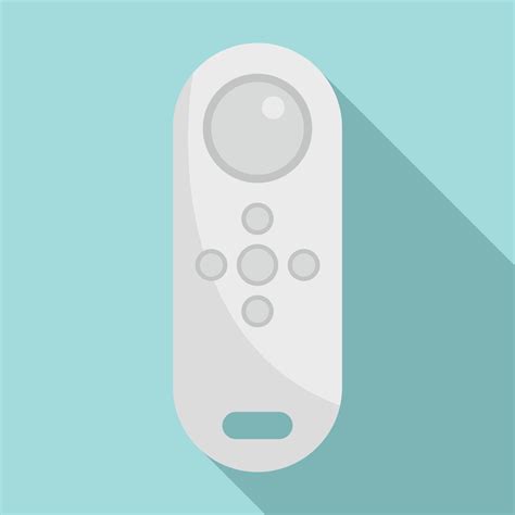 Air conditioner remote control icon, flat style 14649515 Vector Art at ...