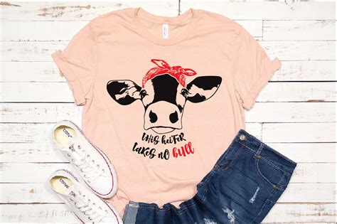 This Heifer Takes No Bull SVG Heifer Cow Svg Bandana 1474s By HamHamArt