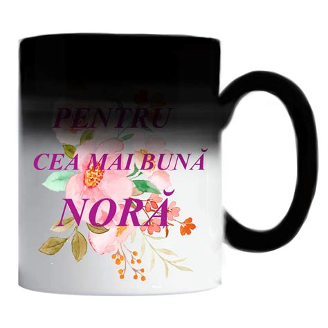 Cana Magica Termosensibila Personalizata Cu Mesaj Pentru Cea Mai Buna