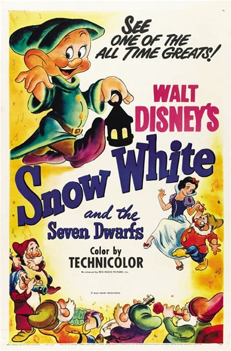 Snow White And The Seven Dwarfs 1937 Poster