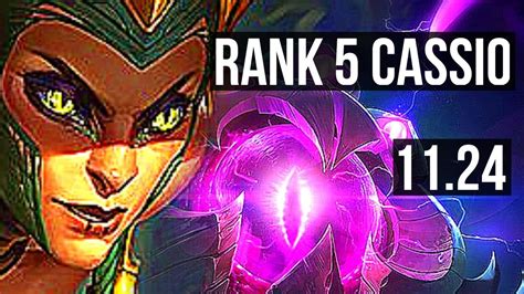 CASSIO Vs VEL KOZ MID DEFEAT Rank 5 Cassio 6 Solo Kills TR