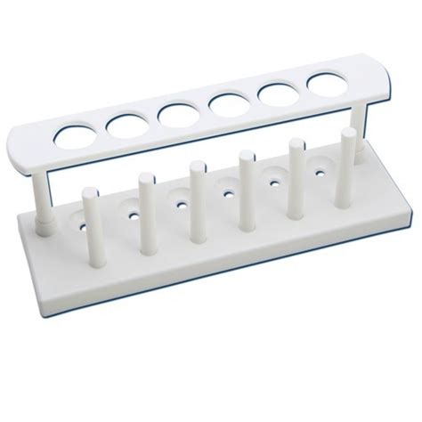 White Durable Plastic Test Tube Rack For Laboratory Use At Best Price