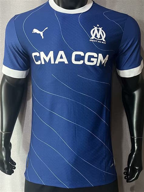 US$ 18.00 - 23-24 Marseille Away Player Version Soccer Jersey - www ...