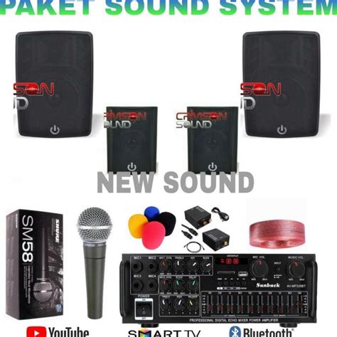 Jual Paket Sound System Indoor Dan Outdoor Paket Sound Crimson Cafe