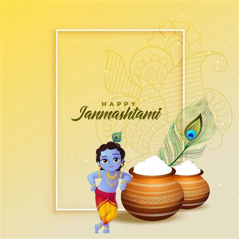 Pin By Lara On श्रीकृष्ण जन्माष्टमी Happy Birthday Signs Krishna Janmashtami Happy Janmashtami