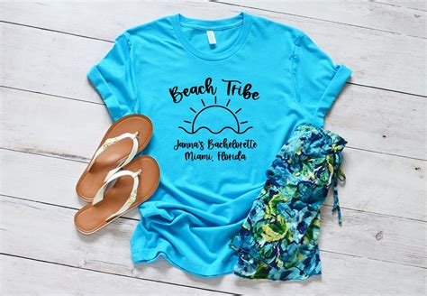 Beach Tribe Beach Vacation Shirts Sunshine Vacay T Shirts | Etsy