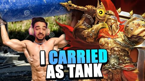 I HAD TO CARRY AS TANK TO WIN Grandmasters Ranked Joust Smite