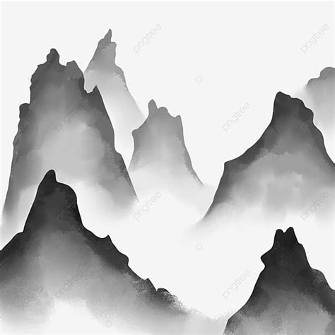 Chinese Style Ink PNG Image Chinese Style And Ink Mountain Chinese