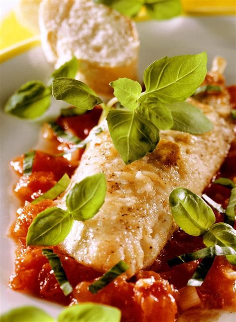 Red Mullet With Tomato Sauce And Basil Recipe Eat Smarter Usa