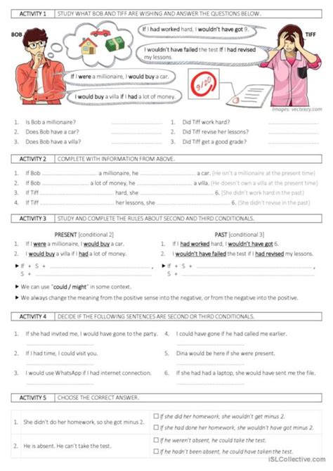 Conditionals Mixed Conditionals English Esl Worksheets