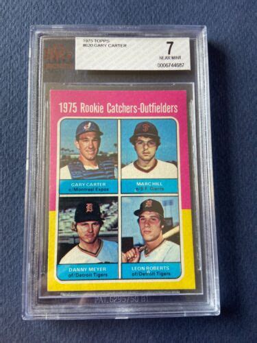 1975 TOPPS GARY CARTER 620 ROOKIE CARD BVG 7 BGS NEAR MINT HOF RC METS