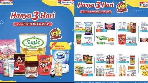 Promo Jsm Indomaret September Turun Harga Beras Kg Susu Cair