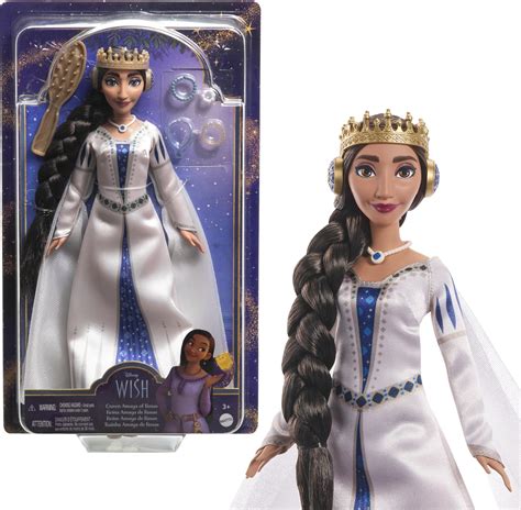 Mattel Disney Wish Toys Queen Amaya Of Rosas Posable